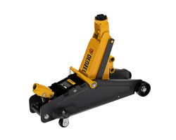 Домкрат гидравлический подкатной с фиксатором, 2,8 т, 135-385 мм, в кейсе Denzel-foto4