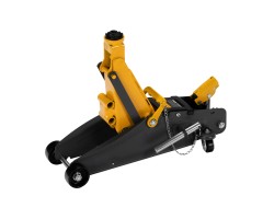 Домкрат гидравлический подкатной с фиксатором, 2,8 т, 135-385 мм, в кейсе Denzel-foto3