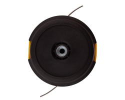 Катушка триммерная полуавтоматическая, легкая заправка лески, гайка M10x1.25, винт M10-M10, алюминиевая кнопка Denzel-foto8