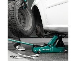 Домкрат гидравлический подкатной, 2 т, 85-330 мм, низкий подхват Сибртех-foto21