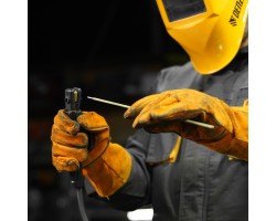 Электроды DER-46 Goldline, диам. 3 мм, 1 кг, рутил-целлюлозное покрытие Denzel-foto6