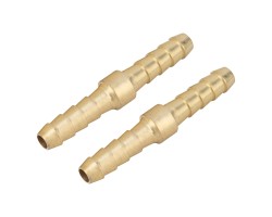 Штуцер "елка" двусторонний соединительный под шланг 6 мм, 2 шт Stels