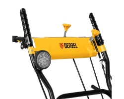 Гибридная снегоуборочная машина с функц. подметания SWB-800, 212 сс, руч. старт, 2 насадки// Denzel-foto22