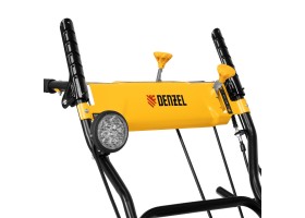 Гибридная снегоуборочная машина с функц. подметания SWB-800, 212 сс, руч. старт, 2 насадки// Denzel-foto22