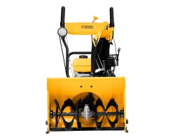 Гибридная снегоуборочная машина с функц. подметания SWB-800, 212 сс, руч. старт, 2 насадки// Denzel-foto10