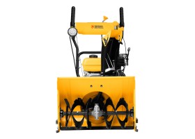 Гибридная снегоуборочная машина с функц. подметания SWB-800, 212 сс, руч. старт, 2 насадки// Denzel-foto10