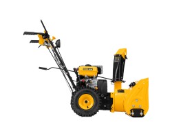Гибридная снегоуборочная машина с функц. подметания SWB-800, 212 сс, руч. старт, 2 насадки// Denzel-foto6