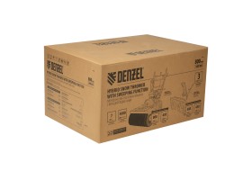 Гибридная снегоуборочная машина с функц. подметания SWB-800, 212 сс, руч. старт, 2 насадки// Denzel-foto31