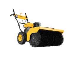 Гибридная снегоуборочная машина с функц. подметания SWB-800, 212 сс, руч. старт, 2 насадки// Denzel-foto13