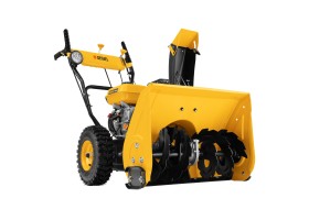 Гибридная снегоуборочная машина с функц. подметания SWB-800, 212 сс, руч. старт, 2 насадки// Denzel-foto4