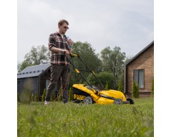Газонокосилка электрическая GMC-1800, шир. 38см, 1800 Вт, 6 уров., травосб. 35 л Denzel-foto27