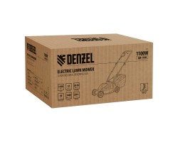 Газонокосилка электрическая GM-1100, 1100 Вт, шир. 32 см, 3 уров., травосб. 30 л Denzel Новинка-foto18