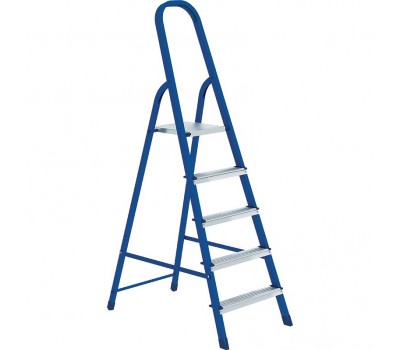 Стремянка, 5 ступеней, стальная, Россия, Сибртех
