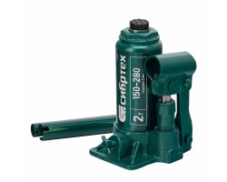 Домкрат гидравлический бутылочный, 2 т, 150-280 мм Сибртех