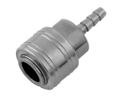 Муфта универсальная быстросъемная ("мама") 1/4, со штуцером "елка" под шланг 6 мм, 2 шт, Stels-foto3