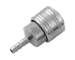 Муфта универсальная быстросъемная ("мама") 1/4, со штуцером "елка" под шланг 6 мм, 2 шт, Stels-foto2