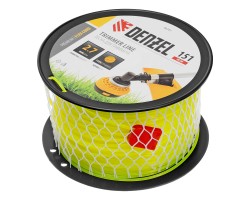 Леска для триммера круглая, 2,7мм х 151м, на DIN катушке FLEX CORD, Denzel-foto2