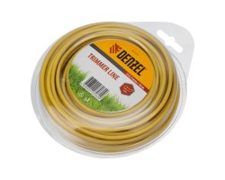 Леска для триммера круглая, 2,7мм х 15м, блистер, Россия Denzel