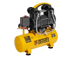 Компрессор безмасл. малошумный DLP-950/10, 950Вт,10 л, 2850 об/мин, 170 л/мин Denzel-foto3