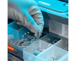 Органайзер для хранения с выдвижными лотками 310х150х260мм, 4 секции, пластик Stels-foto16