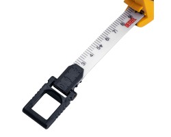 Рулетка геодезическая 50 м х 15 мм, закрытый корпус, фиберглассовая лента Denzel-foto6