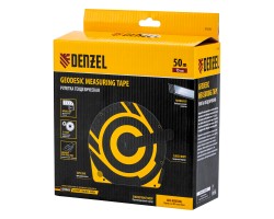 Рулетка геодезическая 50 м х 15 мм, закрытый корпус, фиберглассовая лента Denzel-foto10
