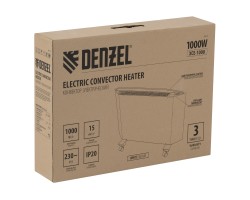 Конвектор электрический XCE-1000, 230 В, 1000 Вт, X-образный нагреватель Denzel-foto20