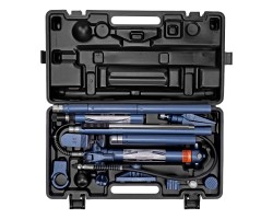 Растяжка гидравлическая, 10 т, набор из 17 предметов, 7 сменных насадок, в пластиковом кейсе Stels-foto2