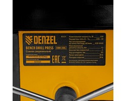 Станок сверлильный DDM-350L, 350 Вт, 13 мм, 5 ск., лазер, настольный Denzel-foto40