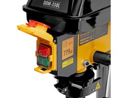 Станок сверлильный DDM-350L, 350 Вт, 13 мм, 5 ск., лазер, настольный Denzel-foto18