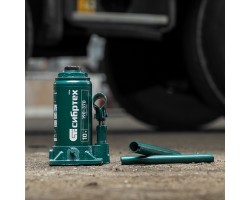 Домкрат гидравлический бутылочный, 10 т, 190-370 мм Сибртех-foto13