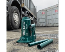 Домкрат гидравлический бутылочный, 10 т, 190-370 мм Сибртех-foto12