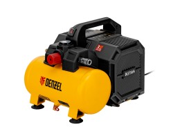 Компрессор DLS750/6 безмасляный малошумный 750 Вт, 140 л/мин,ресивер 6 л Denzel 