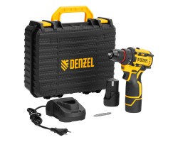 Дрель-шуруповерт аккумуляторная бесщет. CDH-BL-12, Li-Ion, 12 В Denzel