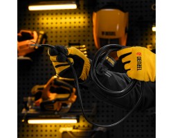 Шнур сетевой Energy Series, ПВС, 3 м, 3 x 1 мм, с неразборной вилкой, черный, Denzel-foto8