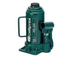 Домкрат гидравлический бутылочный, 12 т, 205-400 мм Сибртех-foto2