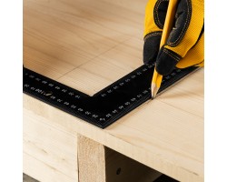 Угольник, 400 х 600 мм, алюминиевый, лазерная гравировка Denzel-foto7