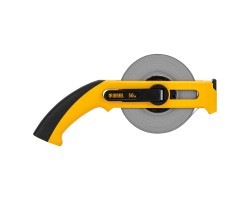 Рулетка геодезическая 50 м х 13 мм, открытый корпус, металлическая лента Denzel-foto4