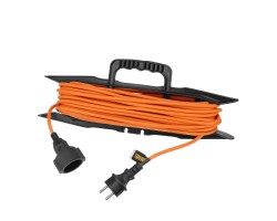 Удлинитель-шнур силовой Garden Series, б/з, ПВС, 20м, 1 розетка, 2 x 1 мм, Denzel