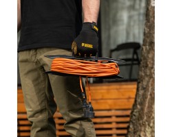 Удлинитель-шнур силовой Garden Series, б/з, ПВС, 20м, 1 розетка, 2 x 1 мм, Denzel-foto10