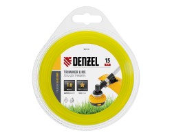 Леска для триммера, звезда 1.6 мм х 15 м, блистер Flex cord Denzel-foto2