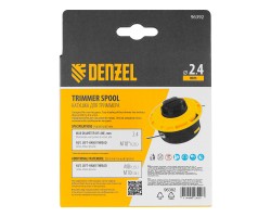 Катушка триммер. полуавтомат. легкая заправка гайка М10 М10 М8, лев.,шаг 1,0 1,25мм Denzel-foto8