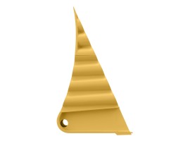 Упор противооткатный для грузового транспорта, ЖЕЛТЫЙ, 35 т, 438х200х205 мм Stels-foto5