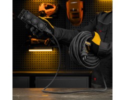 Удлинитель-шнур силовой Top Series, КГТТ, 20м, 3 розетки, 3 x 2,5 мм Denzel-foto8