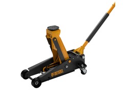 Домкрат гидравлический подкатной 3 т, с фиксатором, быстрый подъем, 135-480 мм, профессиональный Denzel-foto3