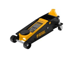 Домкрат гидравлический подкатной 3 т, с фиксатором, быстрый подъем, 135-480 мм, профессиональный Denzel-foto2