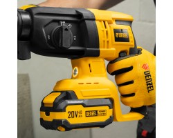 Перфоратор аккумуляторный бесщет. RHH-BL-20-28, 3 Дж, Li-Ion, 20 В// Denzel-foto38