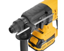 Перфоратор аккумуляторный бесщет. RHH-BL-20-28, 3 Дж, Li-Ion, 20 В// Denzel-foto16