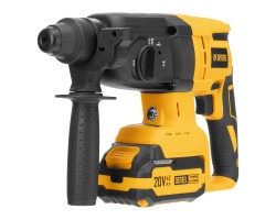 Перфоратор аккумуляторный бесщет. RHH-BL-20-28, 3 Дж, Li-Ion, 20 В// Denzel-foto12