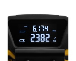 Лазерный дальномер с рулеткой LT-40, 5м x 19 мм, дальномер 40м, автомат. фиксация Denzel-foto6